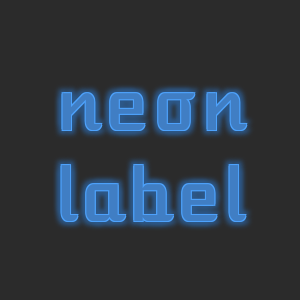 neon text effect with css3 text shadows