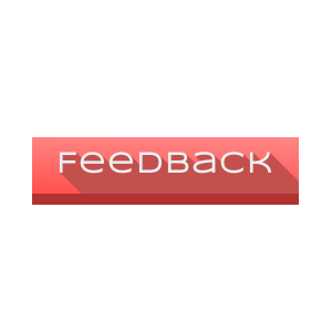 Red flat feedback CSS3 button with hover and active states