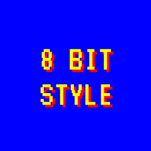Dandy 8 bit style only with CSS3 rules